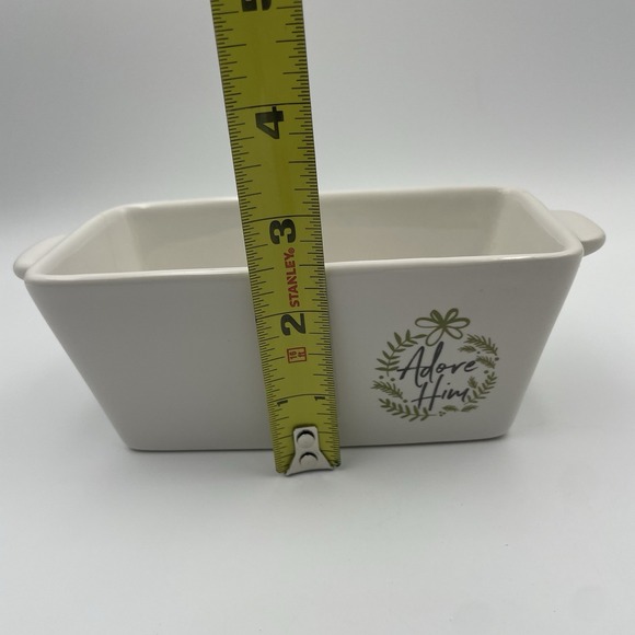 Lifeway Ceramic Mini Loaf Pan 'Adore Him' - Picture 13 of 13